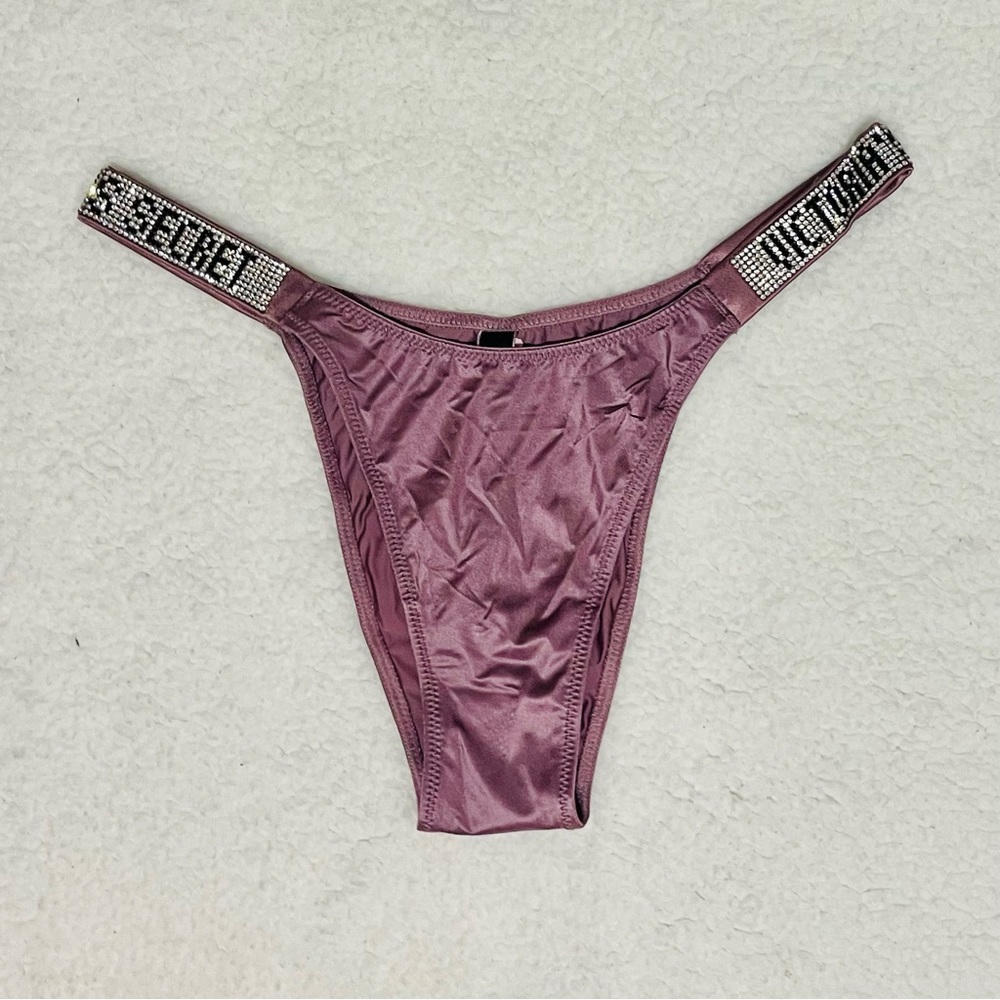 Victoria’s Secret Rhinestone Shine Strap Panty Brazilian, Small